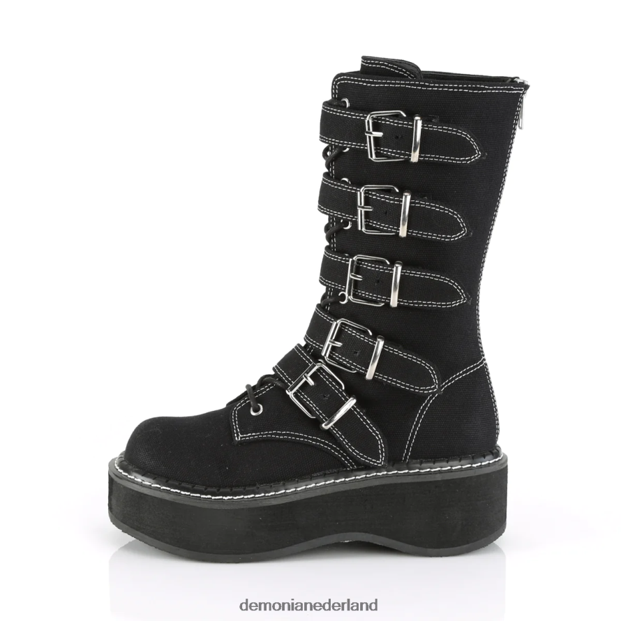 emily-341 zwart canvas 64NX0X1141 Demonia