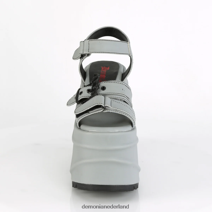 golf-13 grijs reflecterend veganistisch leer 64NX0X1494 Demonia