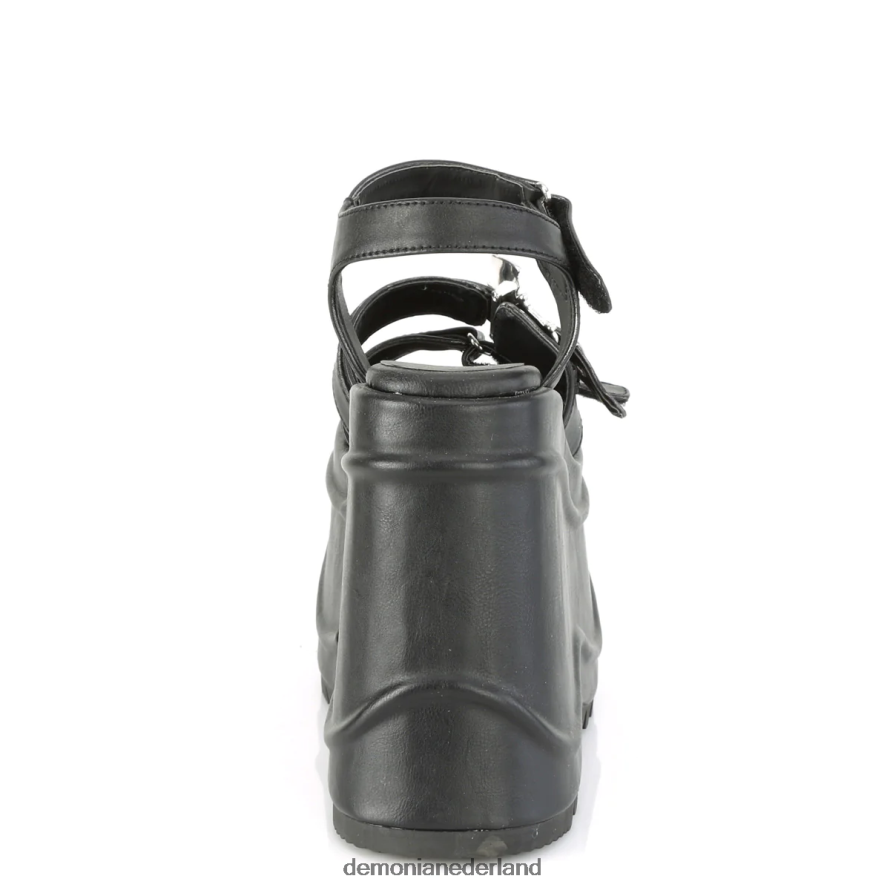 golf-13 zwart veganistisch leer 64NX0X1493 Demonia