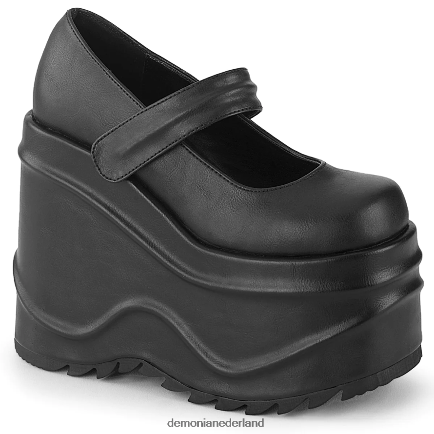 golf-32 zwart veganistisch leer 64NX0X1508 Demonia