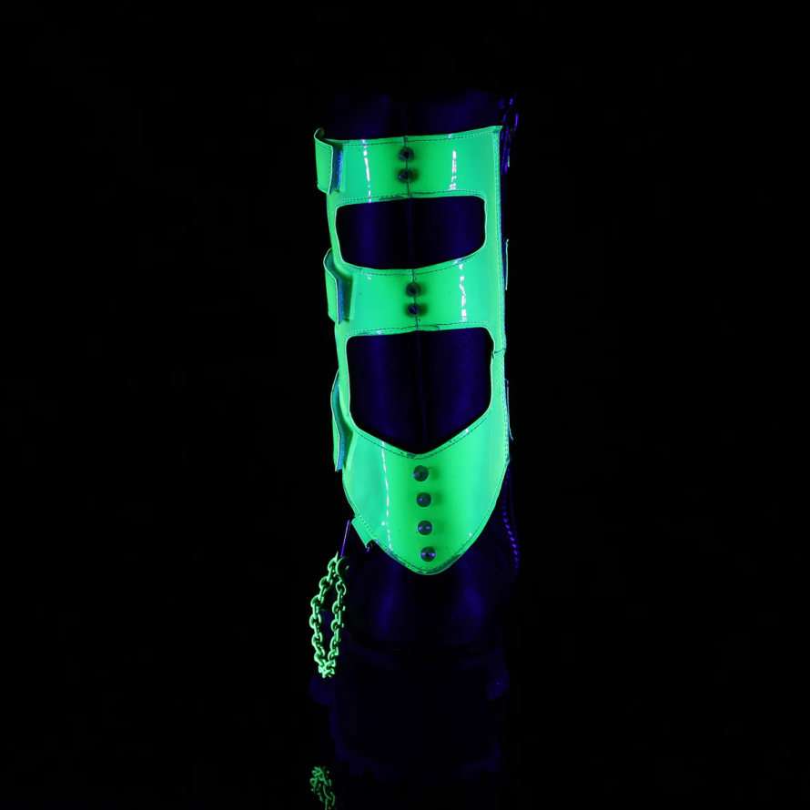 grafdelver-255 zwart veganistisch leer 64NX0X1181 Demonia