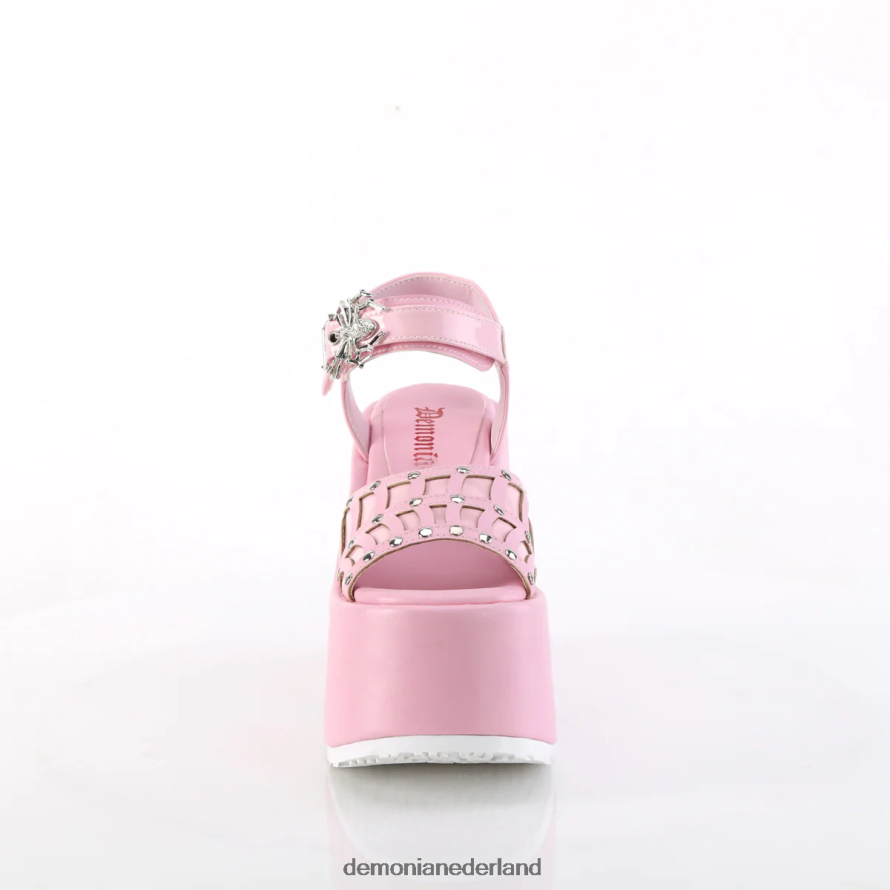 kameel-17 babyroze veganistisch leer 64NX0X982 Demonia