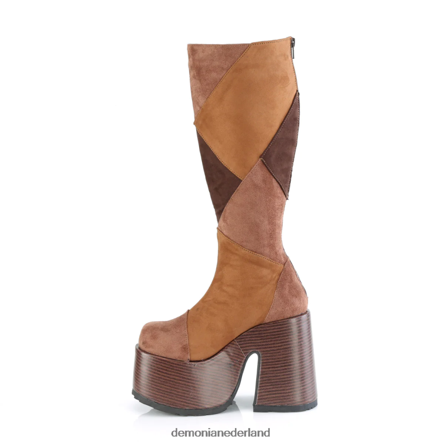 kameel-280 bruin multi veganistisch suède 64NX0X999 Demonia