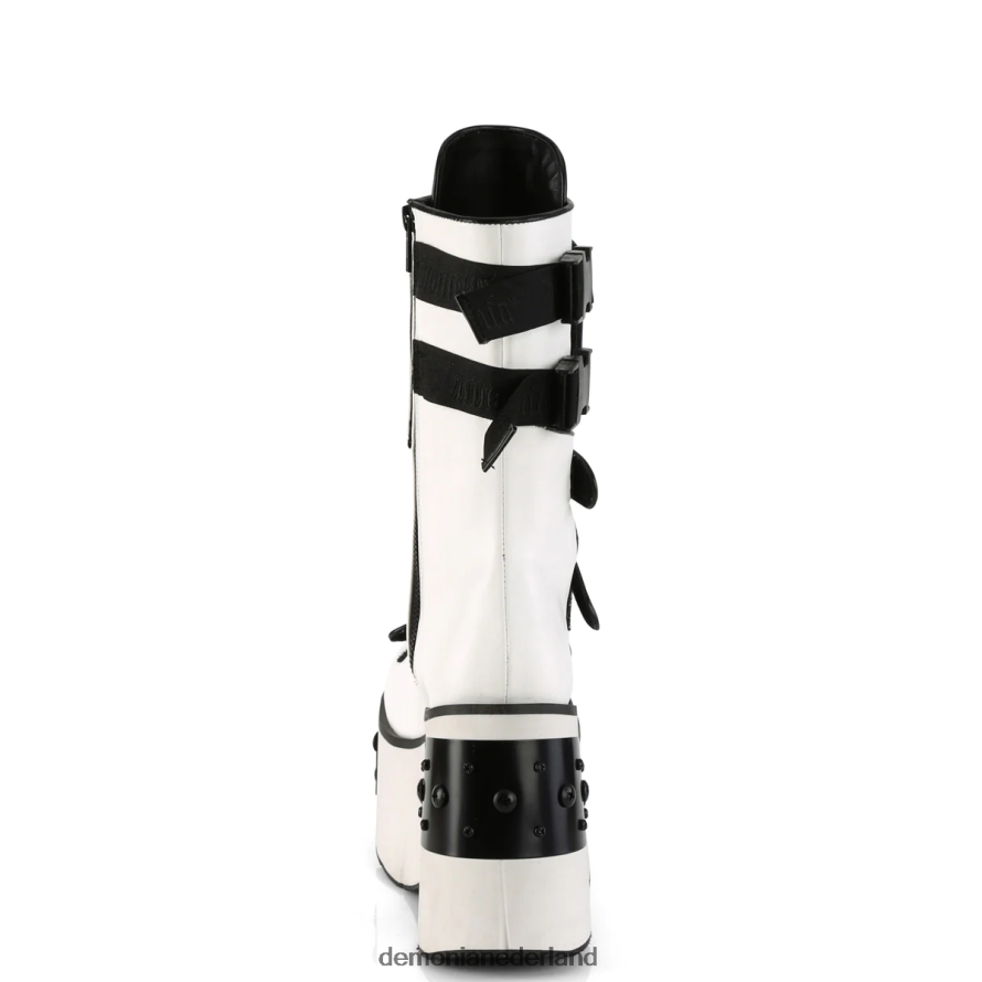 kera-108 wit veganistisch leer 64NX0X1192 Demonia