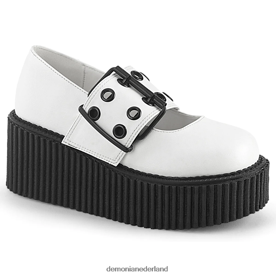 klimplant-230 wit veganistisch leer 64NX0X1036 Demonia