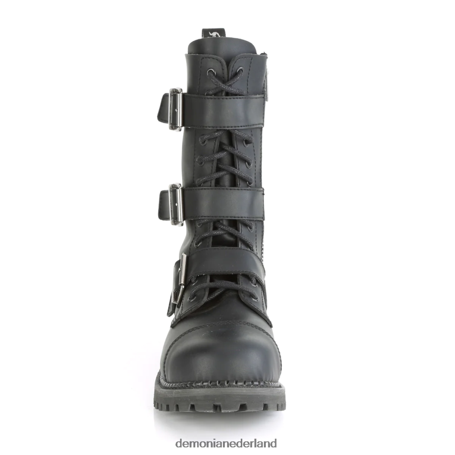 rel-12bk zwart veganistisch leer 64NX0X1251 Demonia