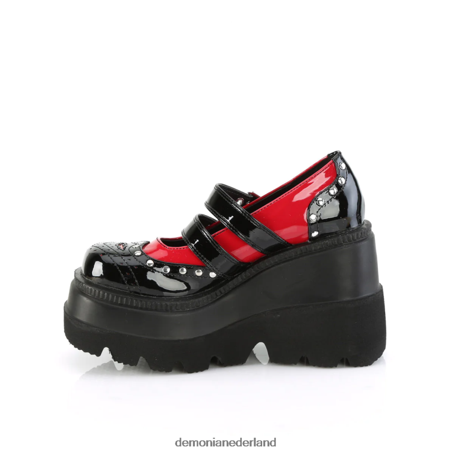 schudder-27 zwart-rood patent 64NX0X1269 Demonia