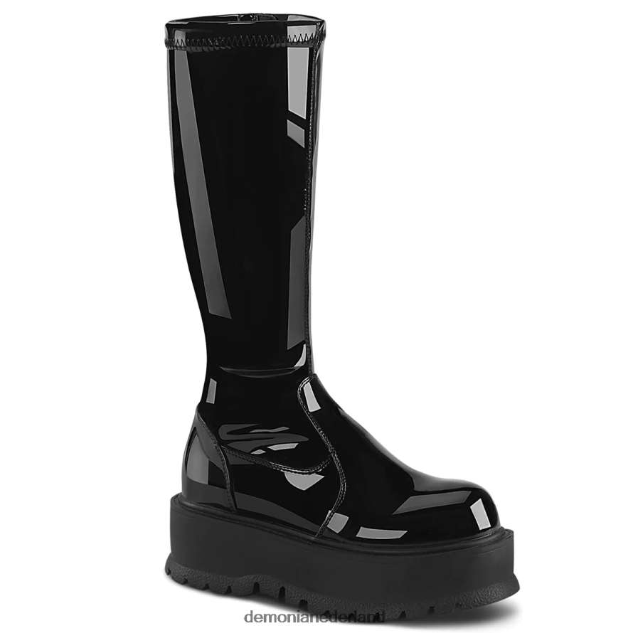 slacker-200 zwart patent 64NX0X1318 Demonia