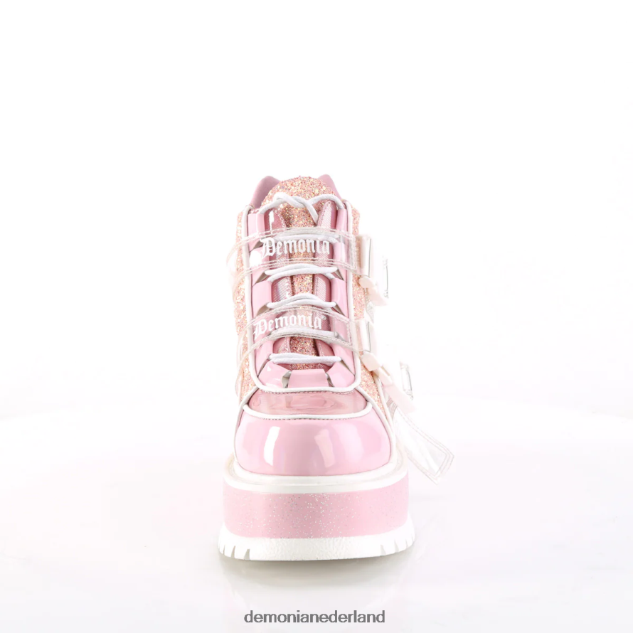 slapper-50 babyroze holografische lakroze multi-glitter 64NX0X1336 Demonia