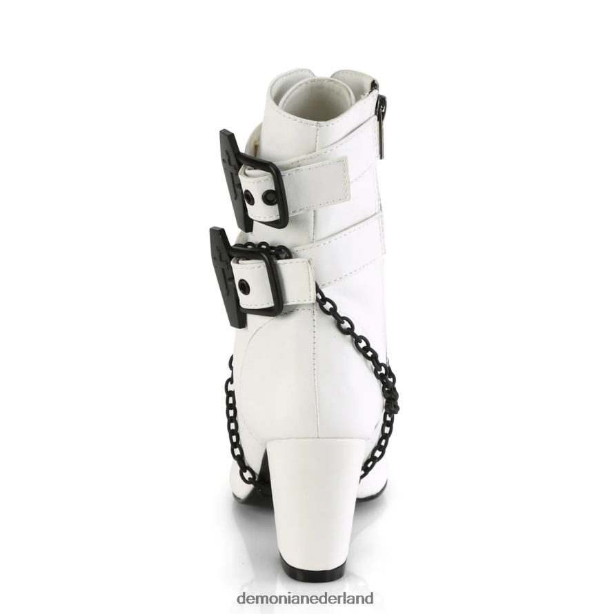 vivika-128 wit veganistisch leer 64NX0X1464 Demonia