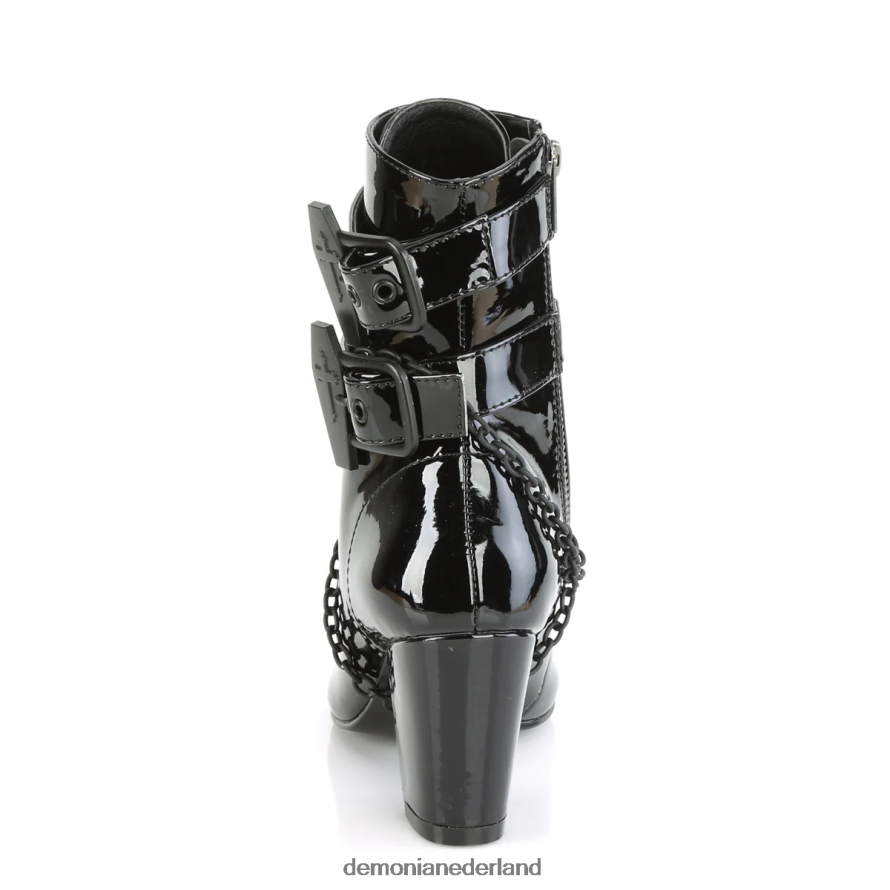 vivika-128 zwart patent 64NX0X1462 Demonia